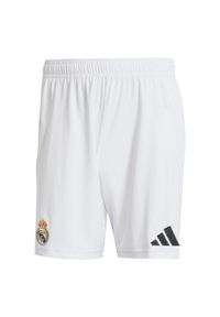 Adidas - Szorty Real Madrid 24/25 Home. Kolor: biały. Materiał: materiał