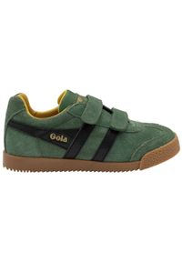 Sneakersy dla dzieci Gola Harrier Strap. Okazja: na co dzień. Kolor: wielokolorowy, czarny, zielony