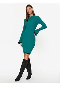 YAS Sukienka dzianinowa 26030751 Zielony Regular Fit. Kolor: zielony. Materiał: dzianina, syntetyk