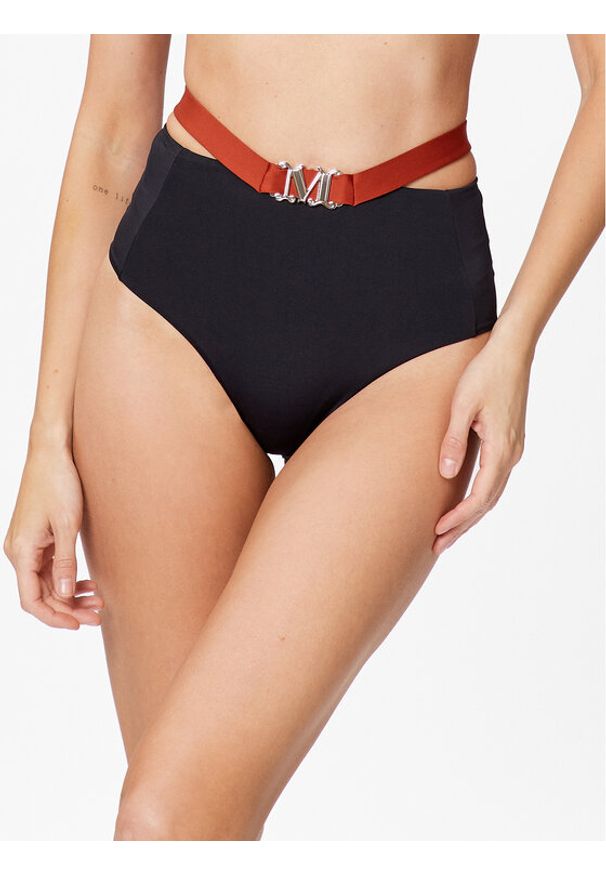 Max Mara Beachwear Dół od bikini Smilla 2338211838 Czarny. Kolor: czarny. Materiał: syntetyk