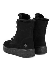 Rieker Trzewiki 78800-00 Czarny. Kolor: czarny. Materiał: skóra, zamsz #3
