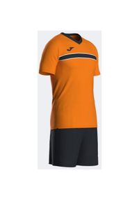 Zestaw Sportowy Joma Victory Pomarańczowy XL - Wygoda i Zrównoważony Rozwój. Kolor: czarny, pomarańczowy, wielokolorowy. Materiał: dresówka. Sport: piłka nożna