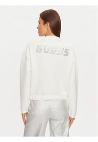 Guess Bluza V4BQ14 K7UW2 Granatowy Regular Fit. Kolor: niebieski. Materiał: wiskoza