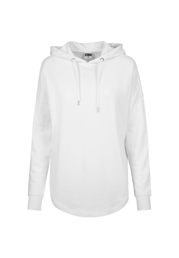 Urban Classics - Bluza damska z kapturem Urban Classic oversized terry. Typ kołnierza: kaptur. Kolor: biały