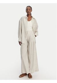 Eleh Koszula SS260271 Écru Relaxed Fit. Materiał: syntetyk #4