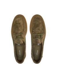 Clarks Mokasyny Clarkbay Go 26177502 Khaki. Kolor: brązowy. Materiał: skóra, zamsz #3