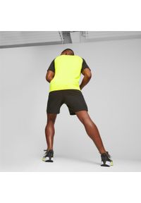 Spodenki Puma Fit Ultrabreathe 7 Woven Short, Mężczyźni. Kolor: żółty, wielokolorowy, czarny. Materiał: materiał, poliester