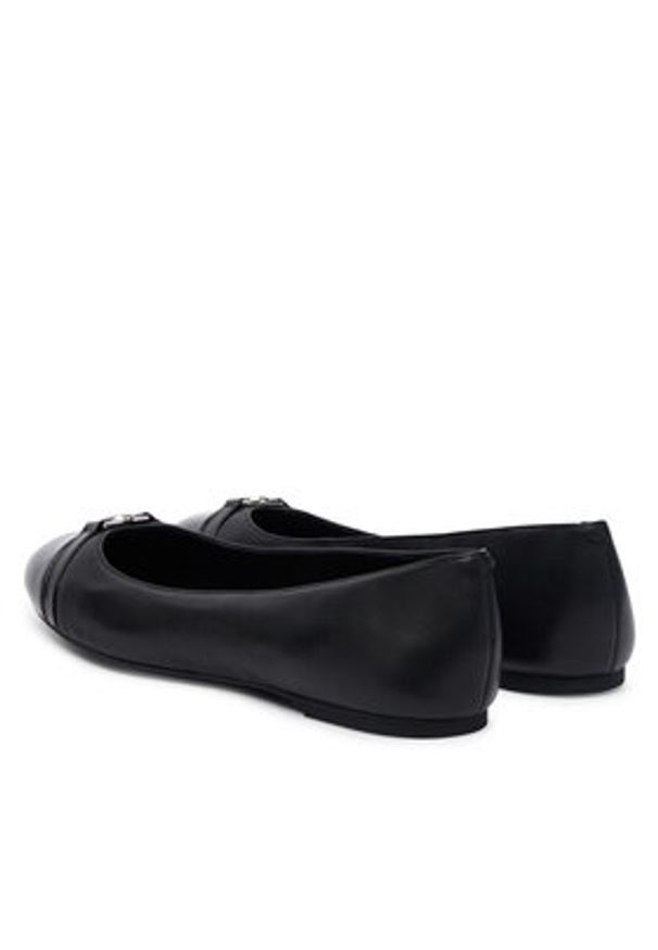 MICHAEL Michael Kors Baleriny Mandy 40F5MAFP1A Czarny. Kolor: czarny. Materiał: skóra