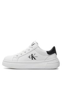 Calvin Klein Jeans Sneakersy V3X9-80876-1355 M Biały. Kolor: biały. Materiał: skóra #5