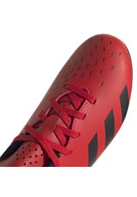 Adidas - Buty piłkarskie adidas Predator Freak.4 FxG Jr FY6322 czerwone pomarańcze i czerwienie. Zapięcie: sznurówki. Kolor: czerwony. Materiał: włókno, syntetyk. Szerokość cholewki: normalna. Sport: piłka nożna #7
