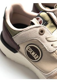 Colmar Sneakersy "Supreme Queen" | Supreme X-1 Queen 146 | Kobieta | Khaki, Bordowy, Złoty. Nosek buta: okrągły. Kolor: brązowy, wielokolorowy, złoty, czerwony. Materiał: tkanina, skóra ekologiczna. Wzór: aplikacja #2
