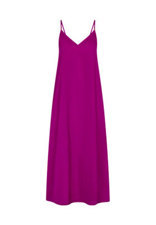 Triumph Sukienka letnia Summer Satin 10227240 Różowy Relaxed Fit. Kolor: różowy. Materiał: syntetyk. Sezon: lato