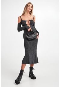 Versace Jeans Couture - Sukienka midi VERSACE JEANS COUTURE. Długość: midi