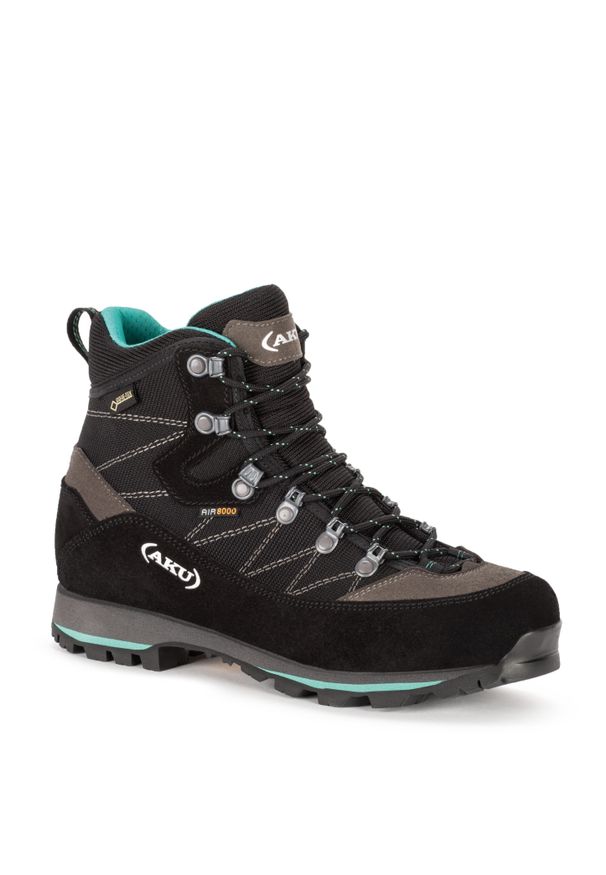 Aku - Buty górskie damskie AKU Trekker Lite III Wide GTX. Kolor: czarny. Materiał: zamsz. Styl: sportowy