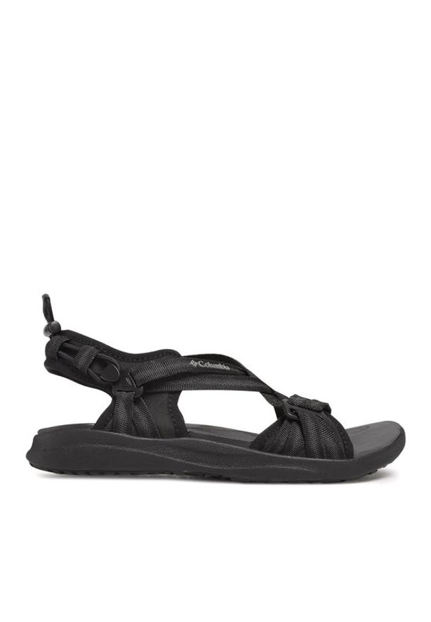 columbia - Columbia Sandały Sandal BL0102 Czarny. Kolor: czarny. Materiał: materiał