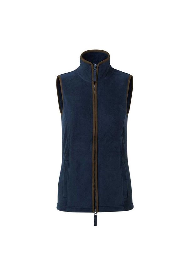 PREMIER - Damska Kamizelka Z Polaru Artisan. Kolor: niebieski, wielokolorowy, brązowy. Materiał: polar