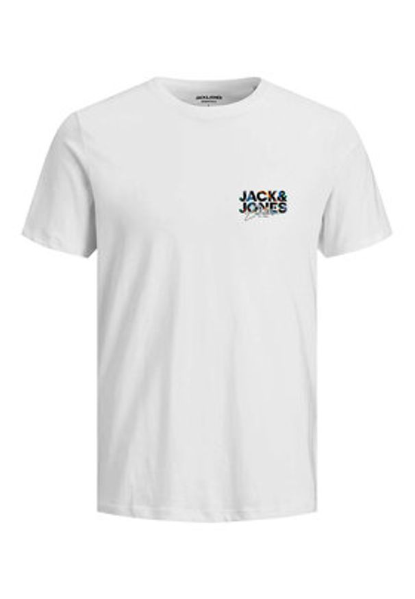 Jack & Jones - Jack&Jones Komplet 4 t-shirtów Geplas 12288304 Kolorowy Regular Fit. Materiał: bawełna. Wzór: kolorowy
