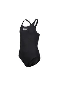 Dziewczęcy jednoczęściowy kostium kąpielowy Arena Team Pro Solid. Kolor: wielokolorowy, biały, czarny #1