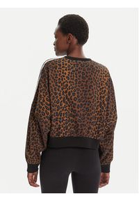 Adidas - adidas Bluza Leopard JW7303 Brązowy Regular Fit. Kolor: brązowy. Materiał: bawełna