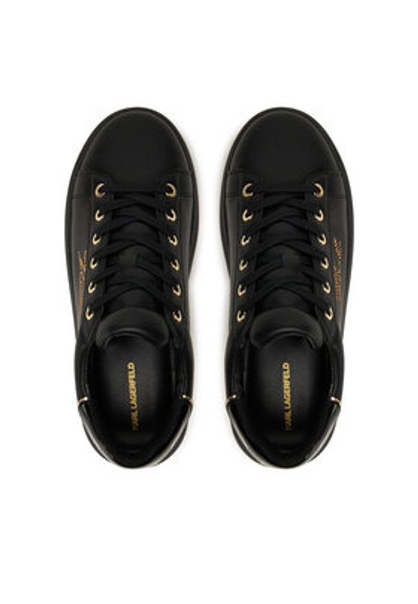 Karl Lagerfeld - KARL LAGERFELD Sneakersy Kapri KL62518 Czarny. Kolor: czarny. Materiał: skóra