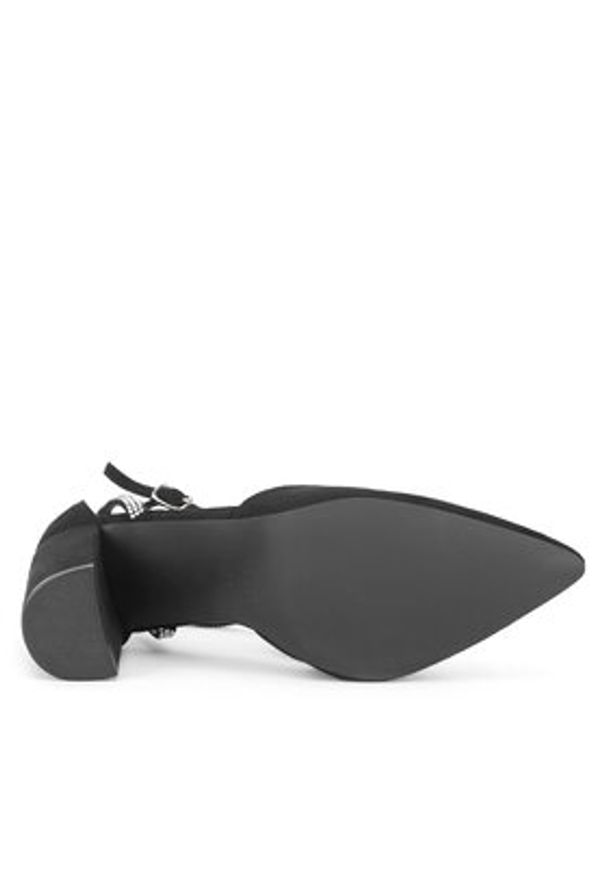DeeZee Czółenka WSS20601-01 Czarny. Kolor: czarny. Materiał: materiał