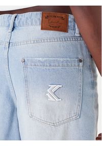 Karl Kani Szorty jeansowe PD00005506 Niebieski Loose Fit. Kolor: niebieski. Materiał: bawełna