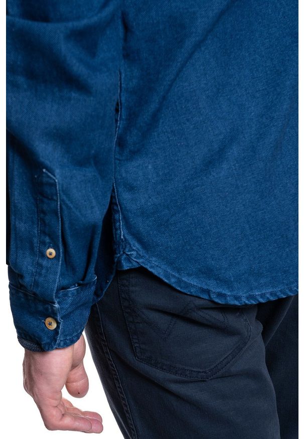 Mustang - MĘSKA KOSZULA JEANSOWA MUSTANG CASPER SOFT TWILL 1009892 5335. Materiał: jeans