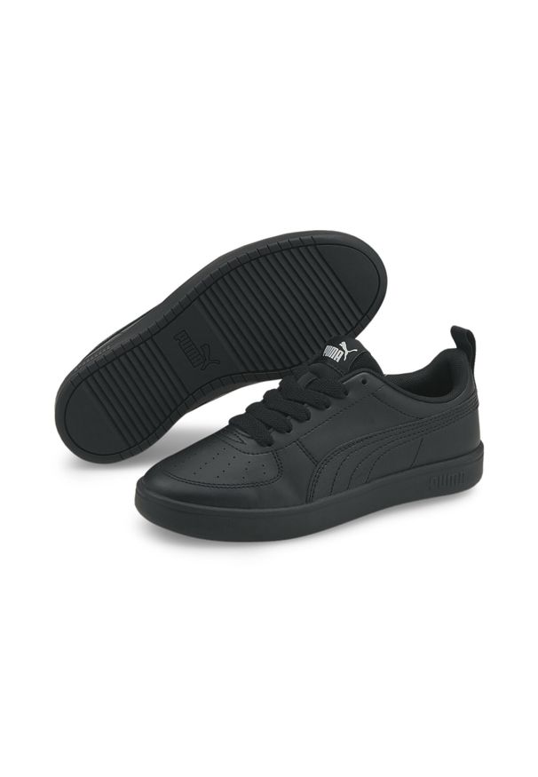 Buty do chodzenia dla dzieci Puma Rickie JR. Kolor: wielokolorowy, czarny, szary. Materiał: guma, materiał, syntetyk. Sport: turystyka piesza
