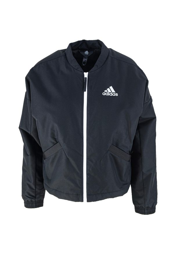 Adidas - Kurtka adidas Back To Sport Light Insulated, Kobiety. Kolor: czarny. Materiał: poliester, materiał