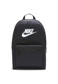 Plecak Nike Heritage DC4244-010 - czarny. Kolor: czarny. Materiał: materiał, poliester. Styl: klasyczny