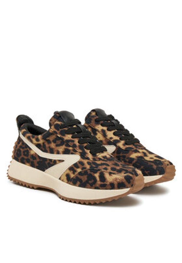 DeeZee Sneakersy AM25252 Brązowy. Kolor: brązowy. Materiał: materiał