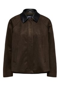 only - ONLY Kurtka z imitacji skóry Abbie 15372234 Brązowy Regular Fit. Kolor: brązowy. Materiał: skóra #3