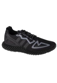 Adidas - Buty adidas Zx 2K 4D M FZ3561 czarne. Okazja: na co dzień. Kolor: czarny. Materiał: guma, syntetyk, materiał. Szerokość cholewki: normalna. Model: Adidas ZX #5