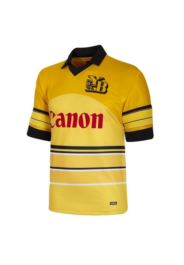 COPA FOOTBALL - Koszulka retro piłkarska dla dorosłych - BSC Young Boys 1981/83 - Żółty. Kolor: żółty. Sport: piłka nożna