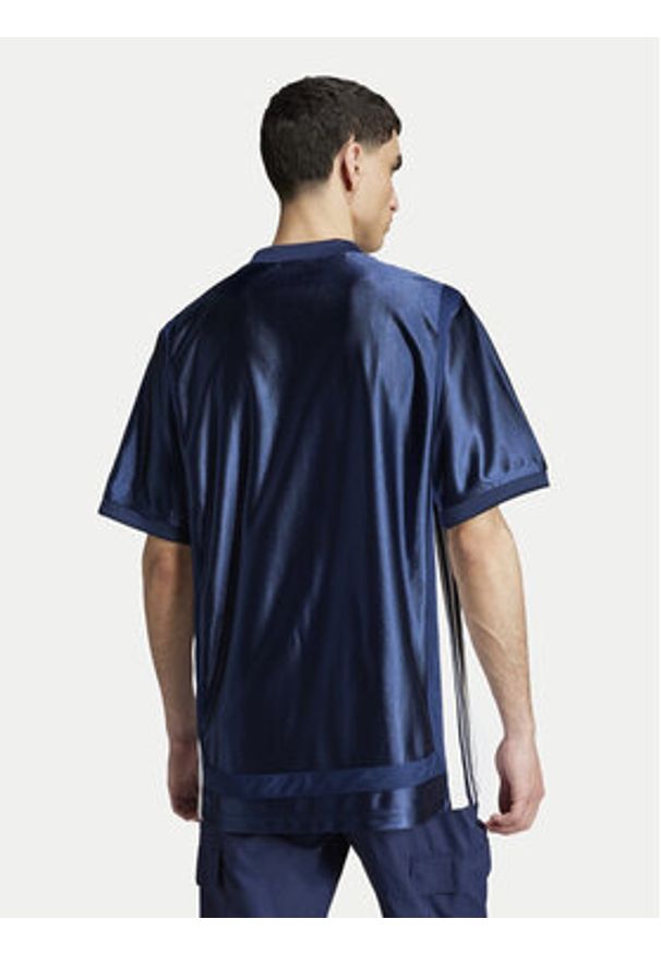 Adidas - adidas T-Shirt Adibreak JD4248 Granatowy Loose Fit. Kolor: niebieski. Materiał: syntetyk