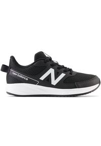 Buty dziecięce New Balance YK570BW3 – czarne. Okazja: na uczelnię, na co dzień. Kolor: czarny. Materiał: guma, materiał, syntetyk. Szerokość cholewki: normalna. Sport: turystyka piesza