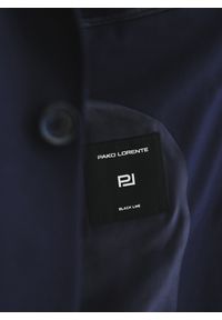 Pako Lorente - PAKO LORENTE - Granatowa marynarka garniturowa z wełną. Okazja: na spotkanie biznesowe. Kolor: niebieski. Materiał: wełna. Styl: biznesowy #5