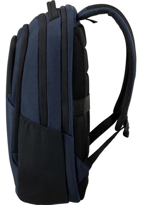 Plecak Samsonite 155197 1090 17.3'' Guardit 3.0 granatowy. Kolor: niebieski. Materiał: tkanina, materiał. Styl: klasyczny, biznesowy, casual