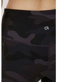 GAP legginsy damskie kolor czarny wzorzyste. Kolor: czarny. Materiał: poliester, materiał #4