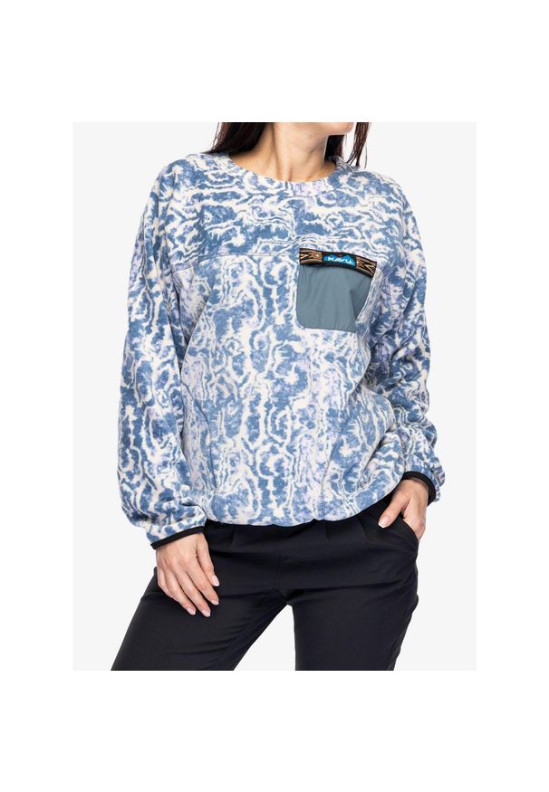 KAVU - Bluza polarowa damska Kavu Kelowna. Kolor: niebieski. Materiał: polar