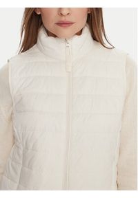 United Colors of Benetton - United Colors Of Benetton Bezrękawnik 2TWDDJ00V Écru Slim Fit. Materiał: syntetyk. Długość rękawa: bez rękawów #4