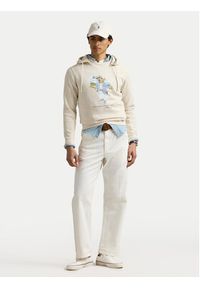 Polo Ralph Lauren Bluza 710966739001 Beżowy Regular Fit. Typ kołnierza: polo. Kolor: beżowy. Materiał: bawełna