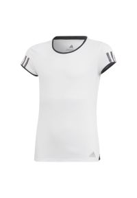Adidas - T-shirt adidas Koszulka Club DU2464. Materiał: materiał, poliester, skóra, dzianina. Długość rękawa: krótki rękaw. Długość: krótkie. Wzór: ze splotem #1