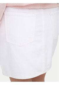 only - ONLY Spódnica jeansowa Stella 15339630 Biały Regular Fit. Kolor: biały. Materiał: bawełna #7