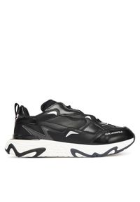 Karl Lagerfeld - KARL LAGERFELD Sneakersy KL52423 Czarny. Kolor: czarny. Materiał: skóra