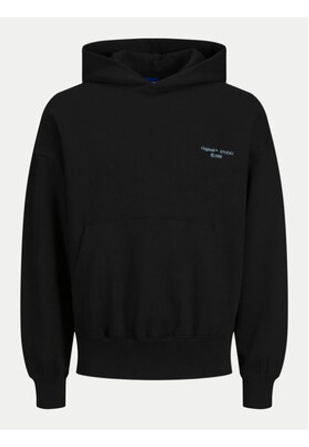 Jack & Jones Bluza Noho 12263036 Czarny Oversize. Kolor: czarny. Materiał: bawełna