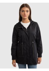 Big-Star - Płaszczyk dziewczęcy typu parka czarny Nuria 906. Kolor: czarny #2