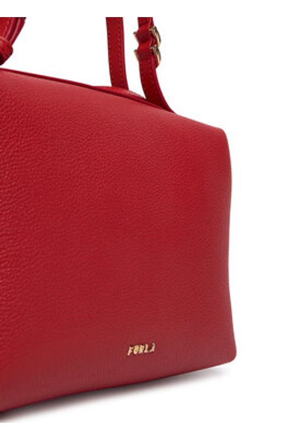 Furla Torebka Double Mini WE00870 BX3036 KH 4484S Czerwony. Kolor: czerwony. Materiał: skórzane