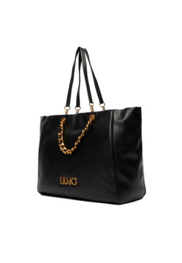 Liu Jo Torebka AA6116 E0958 Czarny. Kolor: czarny. Materiał: skórzane