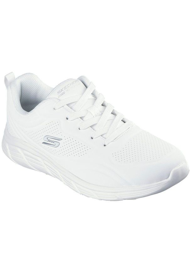 skechers - Buty sportowe damskie Skechers Bobs B Flex Lo Cool Ease. Kolor: biały. Materiał: materiał, skóra ekologiczna